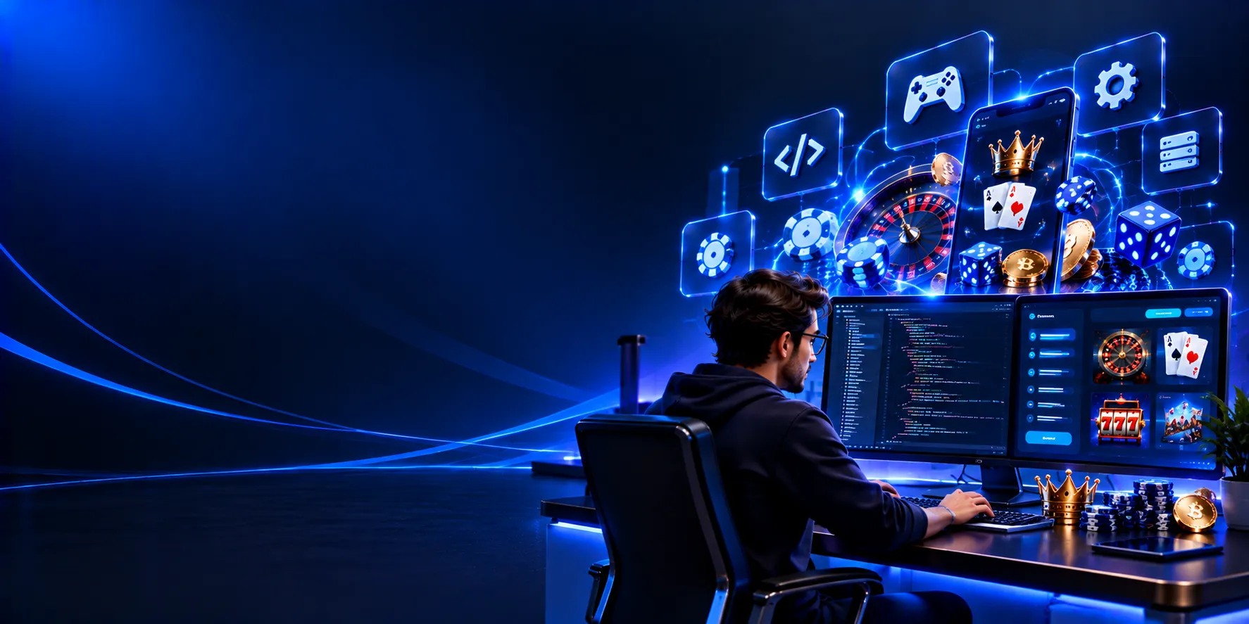 Hire iGaming Developers - Neon Casino Developer Workspace