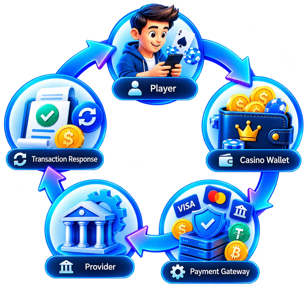 Fiat and Cryptocurrency Payment Support