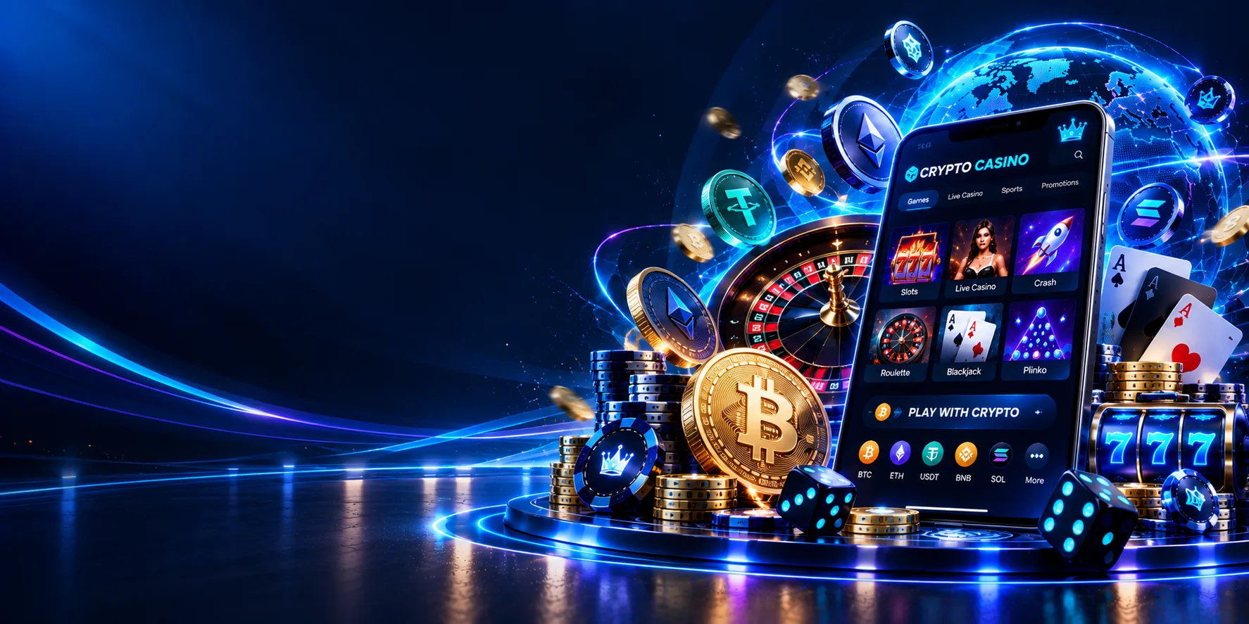 Crypto Casino Game Development Interface