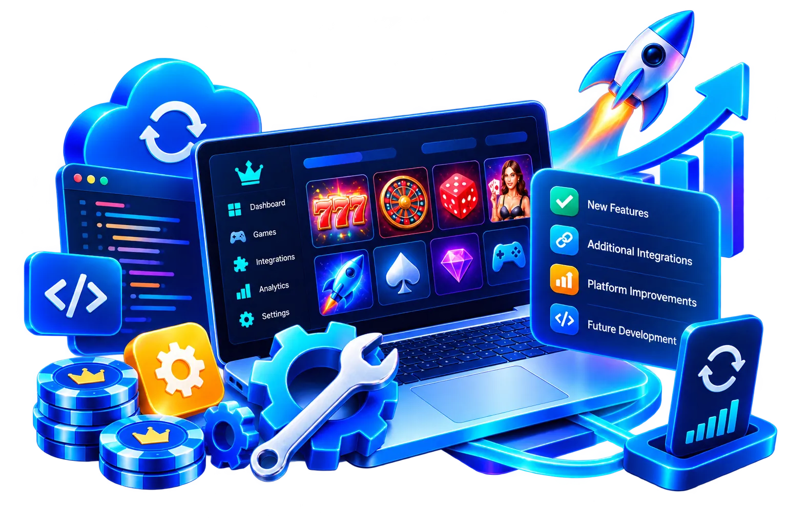 Neon Operating System iGaming Technical Support & Maintenance Services | SwissDice
